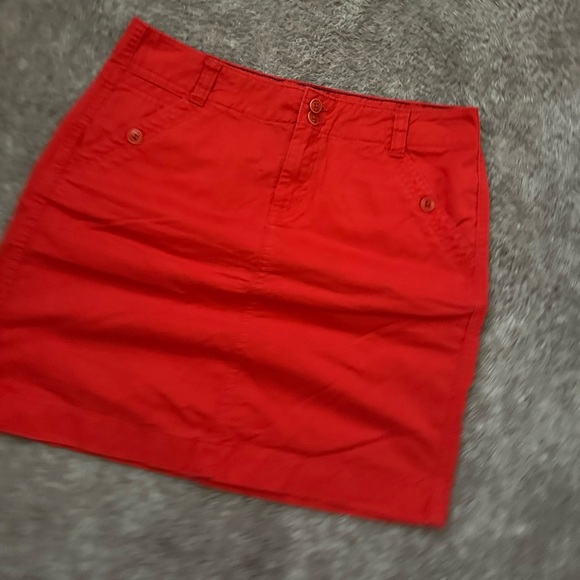 Tommy Hilfiger Red Mini Pencil Skirt Medium - Picture 6 of 7
